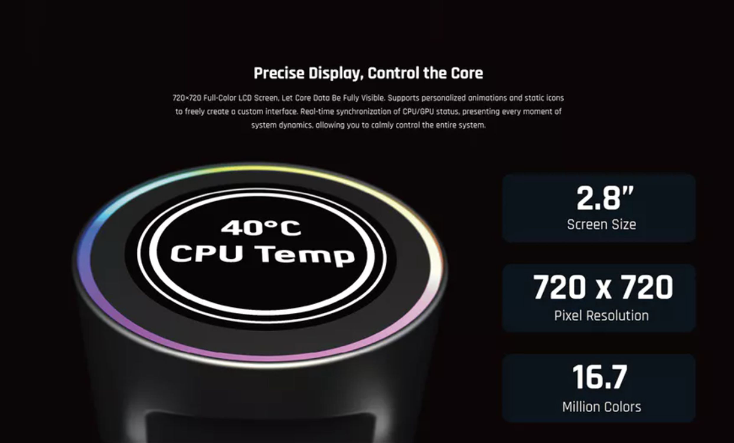 CRYORIG CRYO 360 ARGB BLACK (CPU LIQUID COOLER / ชุดน้ำความร้อนซีพียู ...