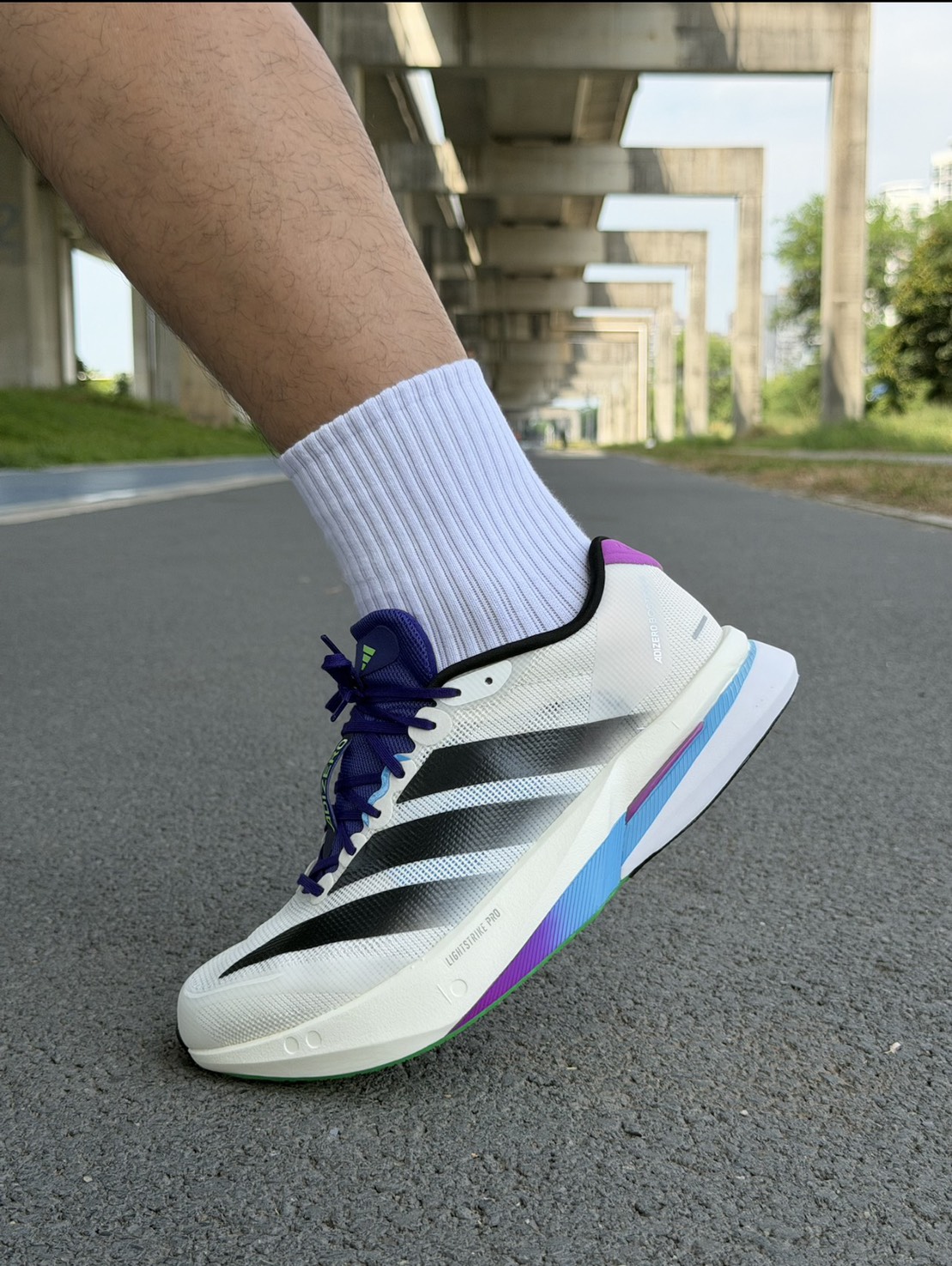 [ PREORDER ] รองเท้าวิ่ง adidas adizero boston 13 สี Core White Core ...