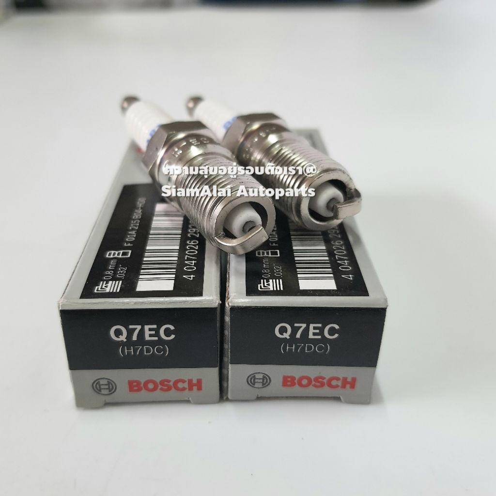 แพ็ก2อัน/หัวเทียน BOSCH แท้ รุ่น H7DC เตเปอร์ (F01A215B04) BENZ เครื่อง ...