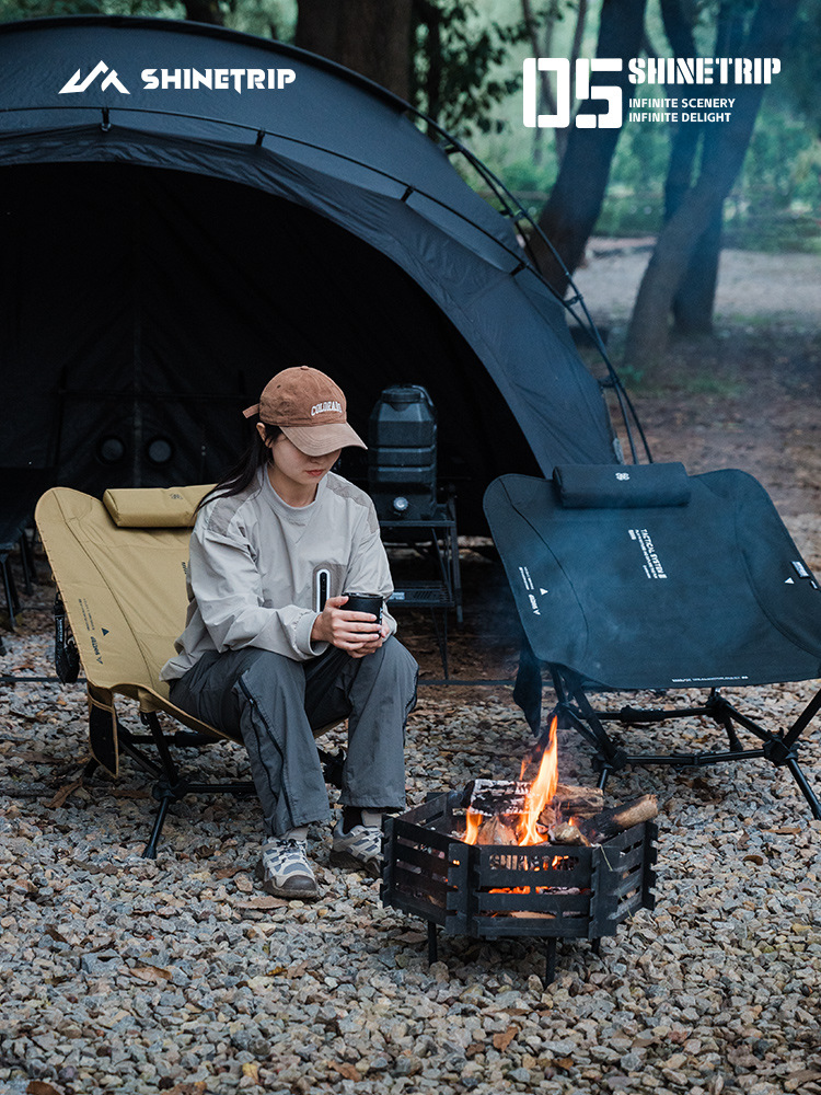 ShineTrip Mountain Fun Outdoor Dream Rest Chair เก้าอี้แคมป์ปิ้งตัวใหญ่ ...