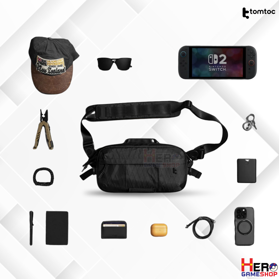 Tomtoc Wander-T26 X-Pac Daily Sling Bag กระเป๋า Switch2,ROG Xbox ally/X ...