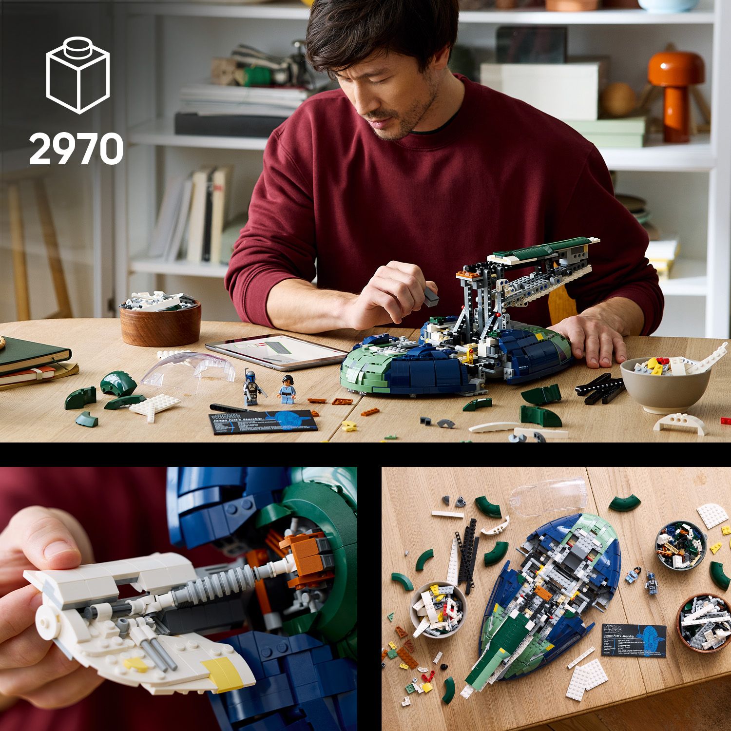 LEGO Star Wars 75409 Jango Fett's Firespray-Class Starship (2970 Pieces ...