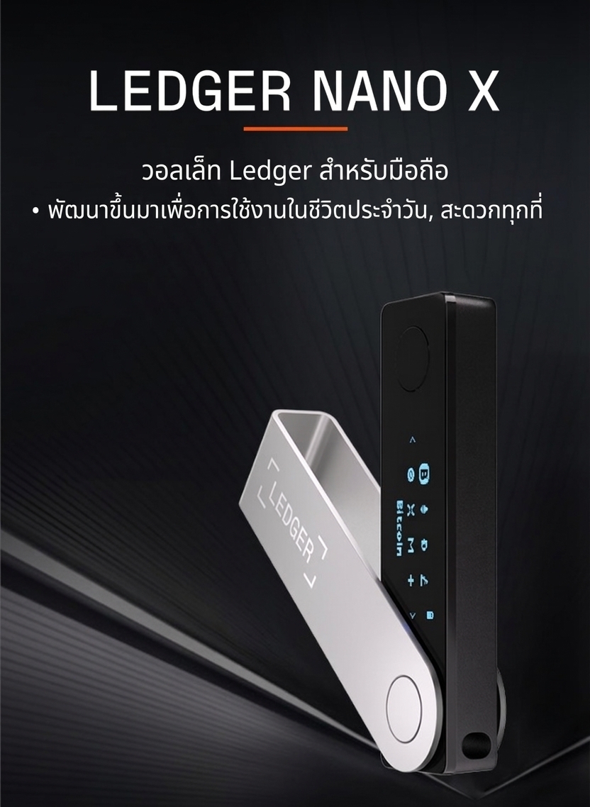 Ledger Nano X Hardware Wallet Bluetooth Ledger Nano S Plus ฮาร์ดแวร์วอล ...