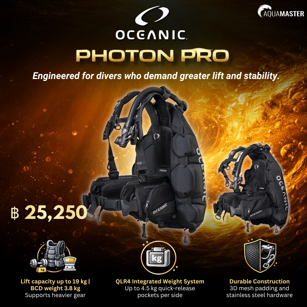 Oceanic Photon Pro Men 2026 BCD ดำน้ำผู้ชาย รุ่นใหม่ล่าสุด แบบ Back ...