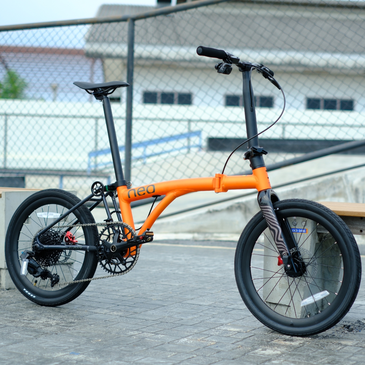 จักรยานพับ JAVA NEO 20" (406) เกียร์ไฟฟ้า EDS 12speed (สีส้ม) | Shopee ...