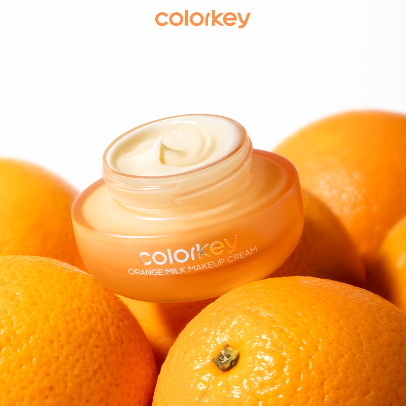 COLORKEY ORANGE MILK MAKEUP CREAM เมคอัพเบส ไพรเมอร์ เตรียมผิวก่อน ...