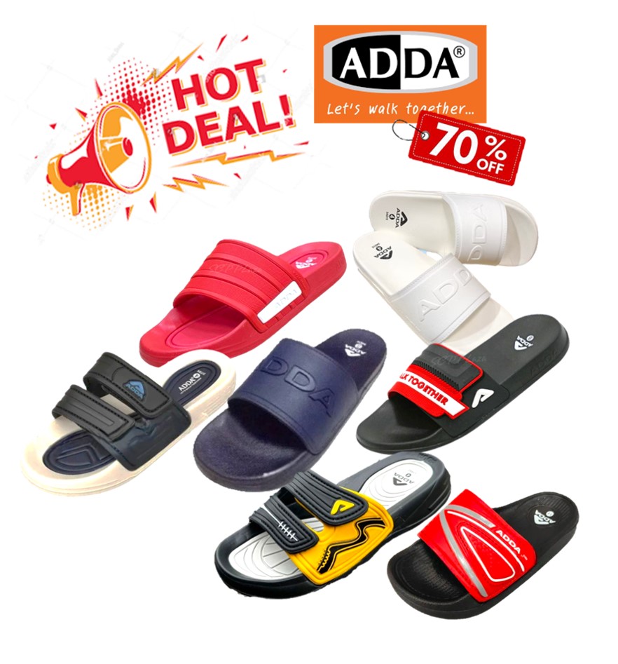 ADDA ลดราคาพิเศษ รองเท้าแตะ เบอร์ UK 4-9 | Shopee Thailand