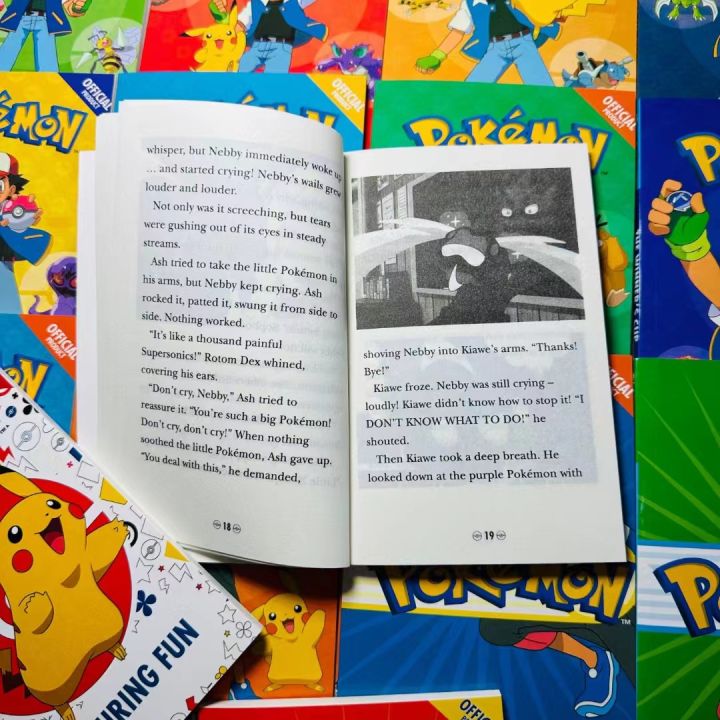 Pokemon Collection 15 volumes of children's English extracurricular ...