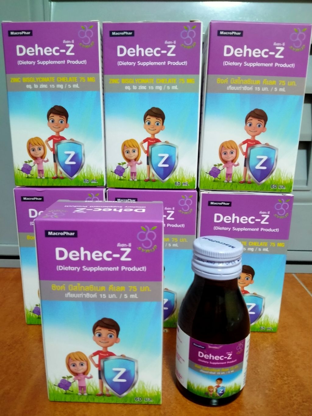 ดีเฮก ซี (Dehec-Z) เป็นผลิตภัณฑ์เสริมอาหารซิงค์ในรูปแบบน้ำเชื่อมสำหรับ ...