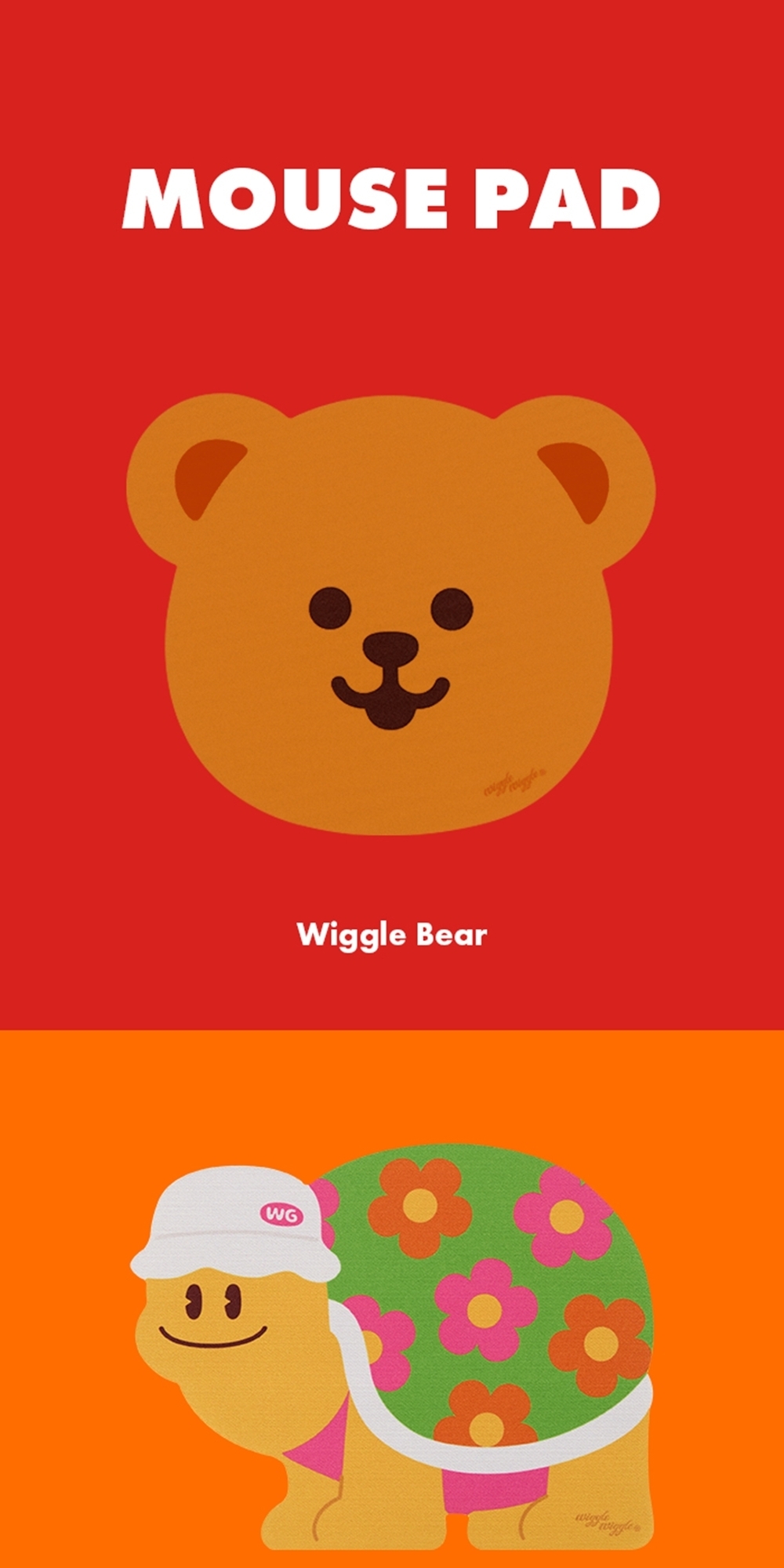 ( พร้อมส่ง ) Wiggle Wiggle Mouse Pad แผ่นรองเมาส์ มี 4 ลาย | Shopee ...