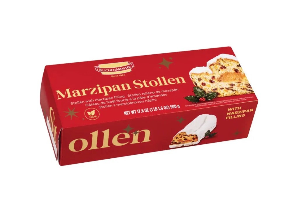 KUCHENMEISTER LUXURY MARZIPAN STOLLEN classic l BOX 500g เค้กคริสมาส ...