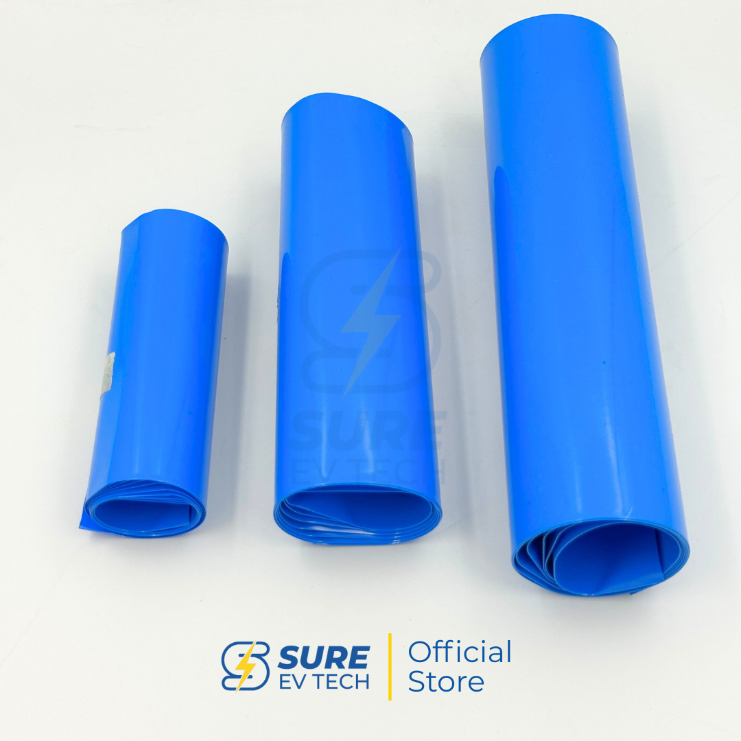 SURE EV TECH - ฟิล์มหด PVC 1เมตร สำหรับหุ้มแบตเตอรี่ ฟิล์มหด แพ็ค ...