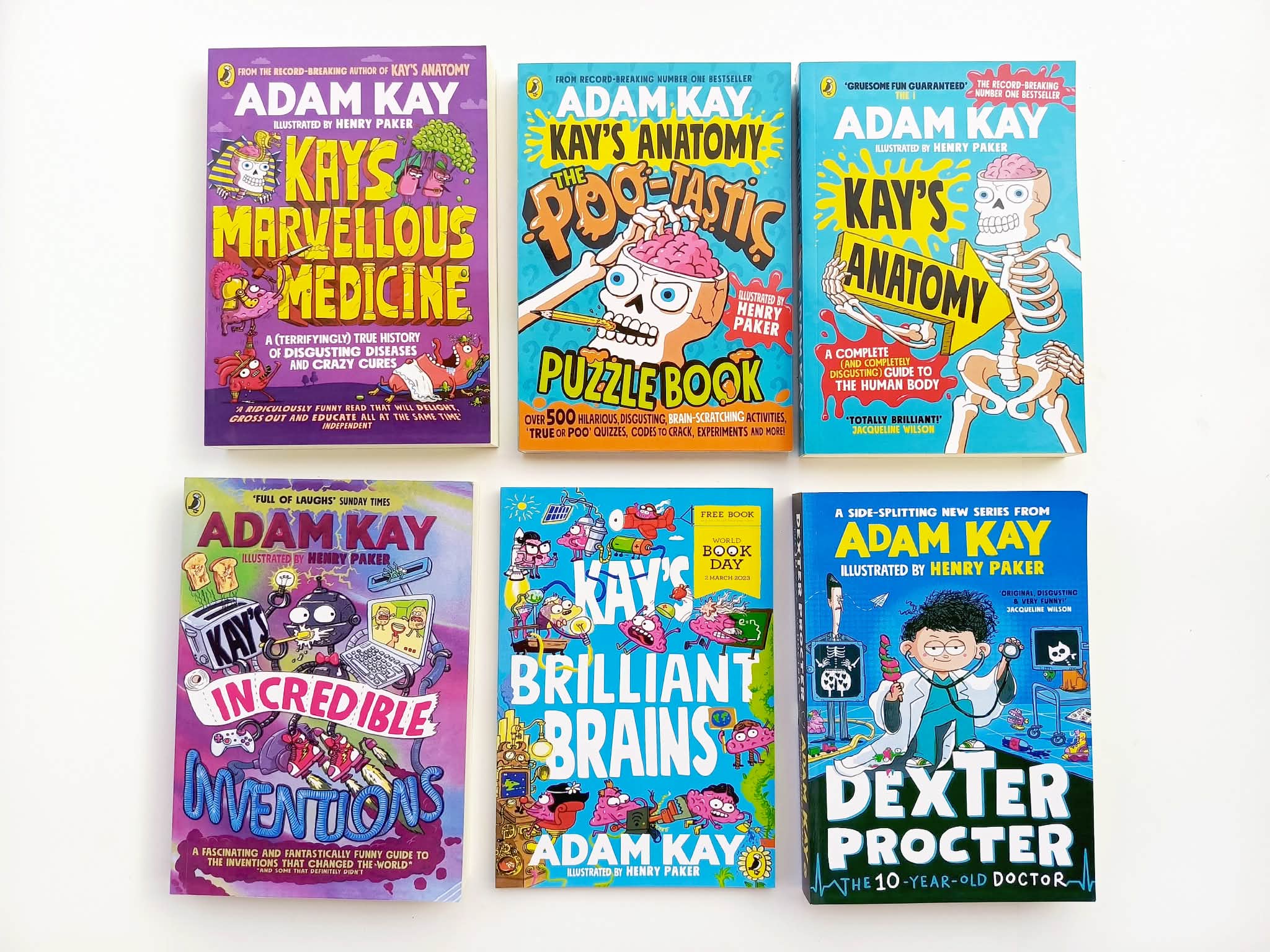 หนังสือชุด Adam Kay Anatomy ชุด 6 เล่มปกอ่อน | Shopee Thailand