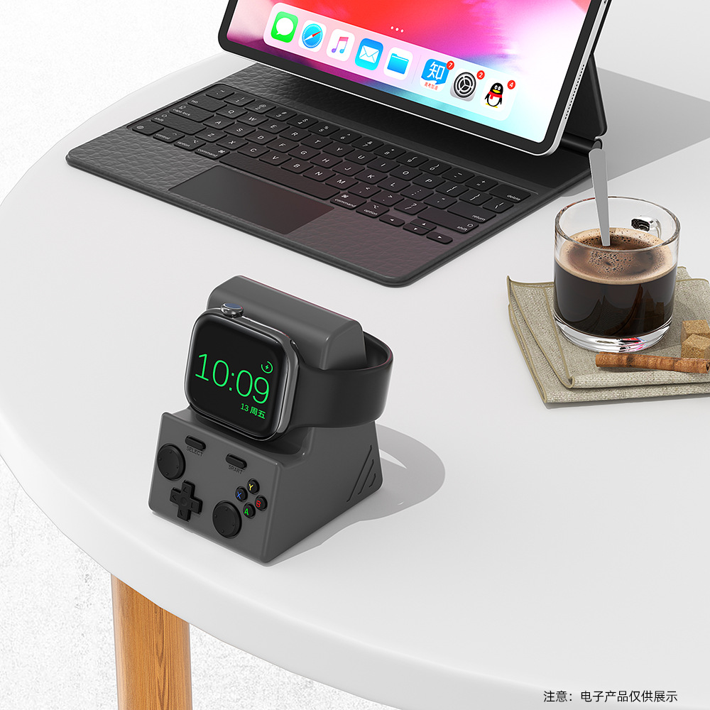 แท่นชาร์จ iWatch ฐานซิลิโคน ที่ตั้งนาฬกาสมาทวอช เคสอ่อน เคสแอร์พอด ...
