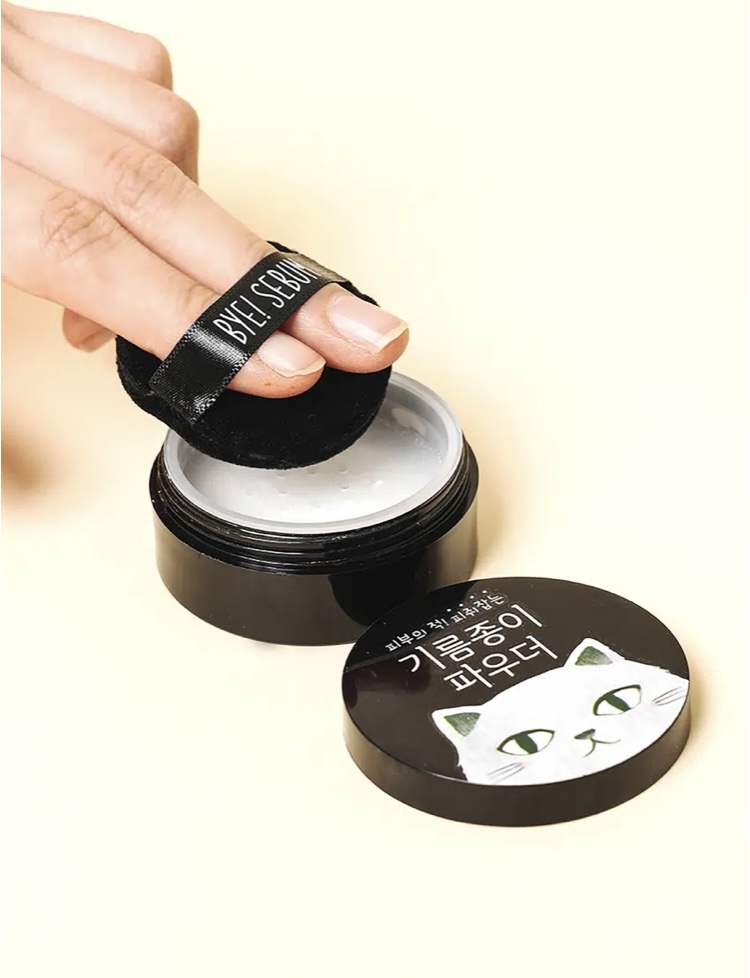 ส่งไว แป้งฝุ่นคุมมัน Wink Girl Tracing Paper Powder แท้จากเกาหลี ...