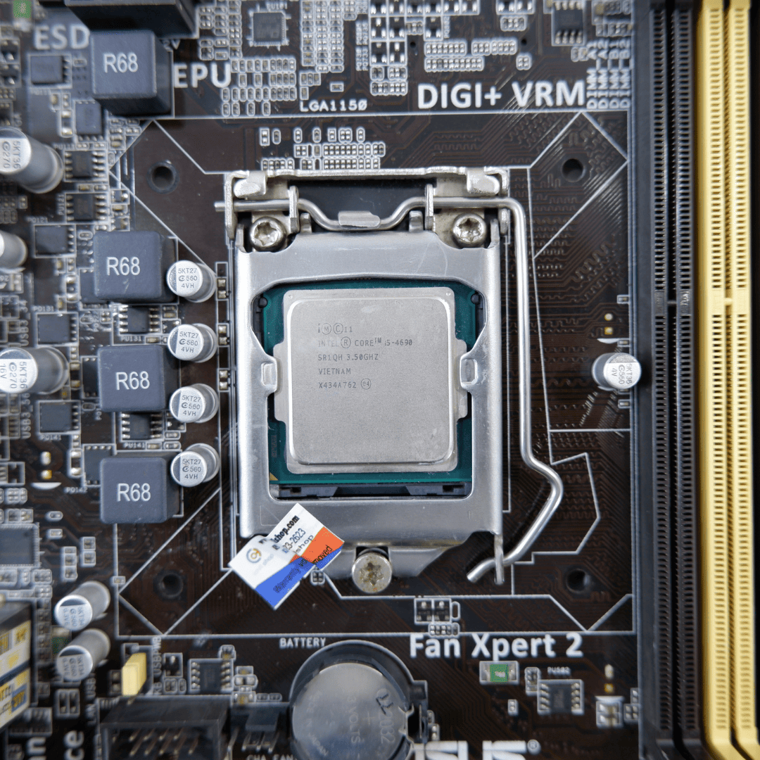 ชุดซีพียูเมนบอร์ดพร้อมชุดน้ำ CPU: INTEL I5-4690+MB: ASUS H87M-E+LC ...