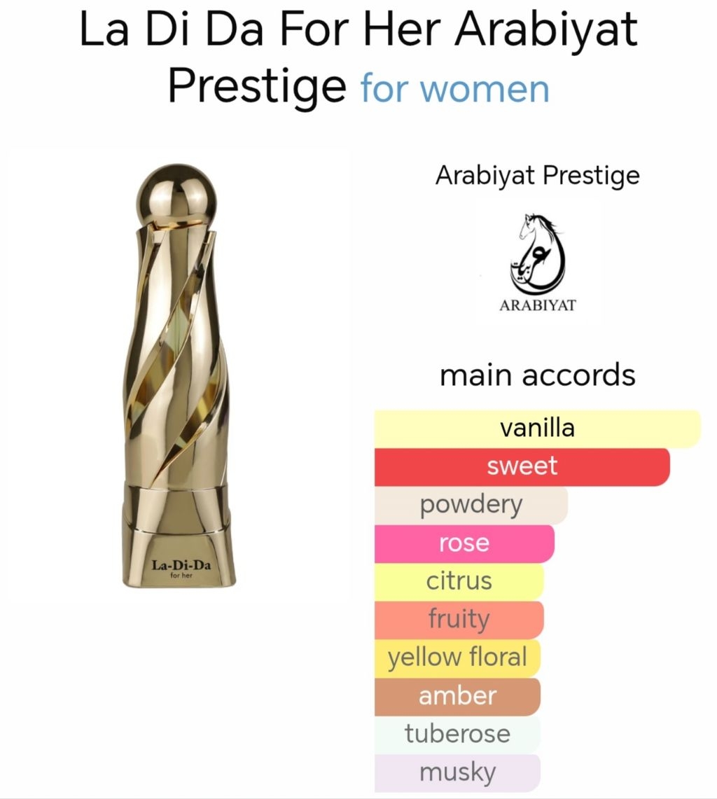 La Di Da for Him/Her perfumes by Arabiyat prestige perfume, original ...