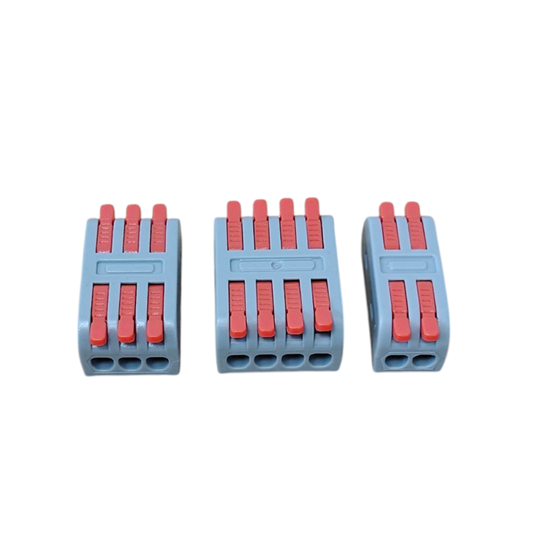 TERMINAL BLOCKS PCT-222 PCT-223 PCT-224 เทอร์มินอลแบบกดล็อก 2โพ 3โพ 4โพ ...