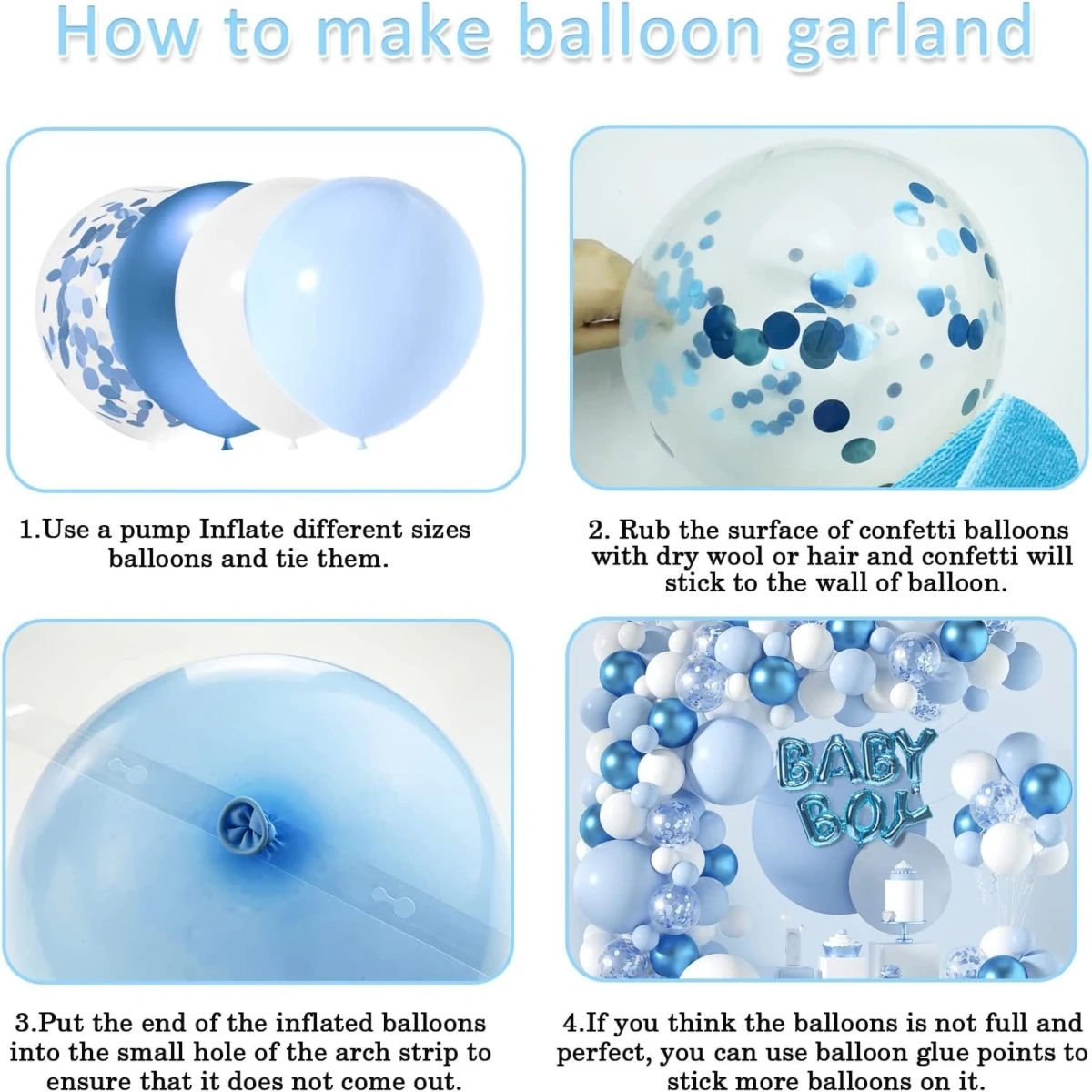 COD balloon SET ซุ้ม โทนฟ้า วันแม่ ตกแต่งงานปาร์ตี้ ลูกโป่ง ซุ้มลูกโป่ง ...