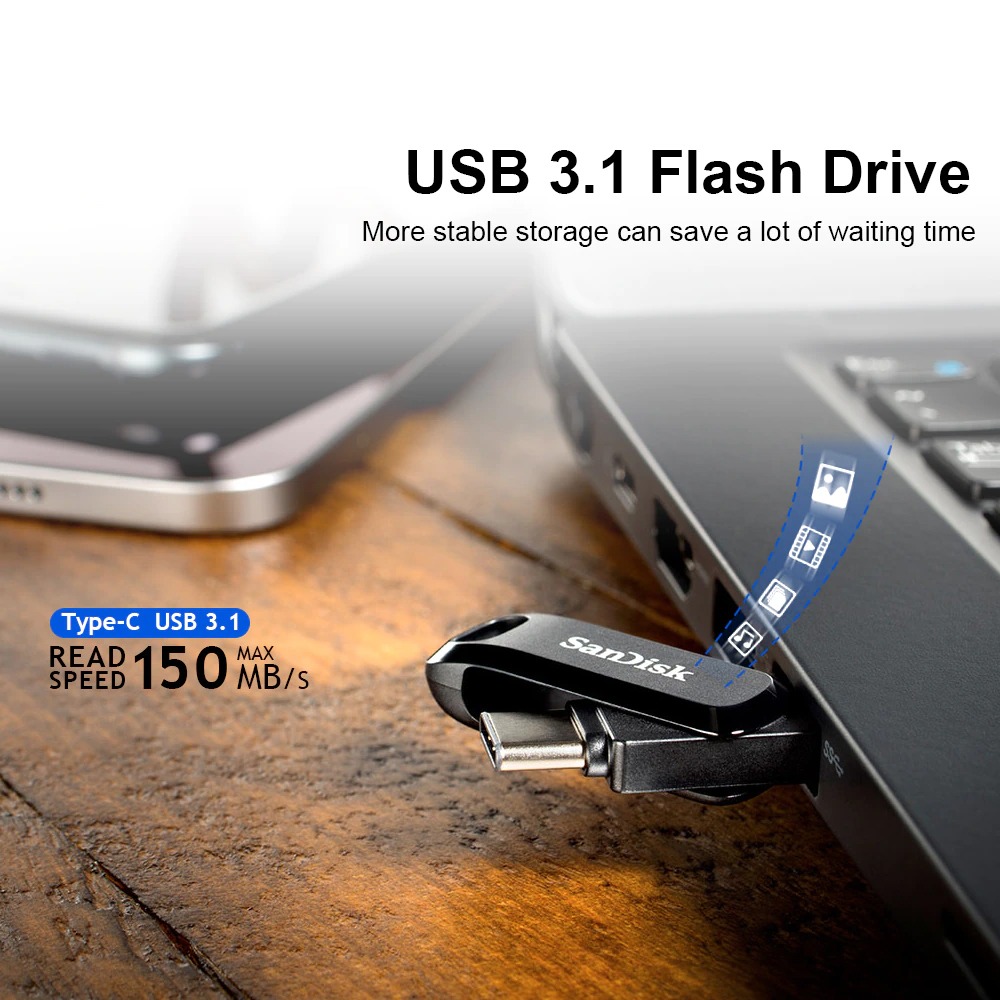 SanDisk Ultra Dual Drive Go 32GB/64GB/128GB/256GB/512G1TB USB 3.2 Gen1 ...