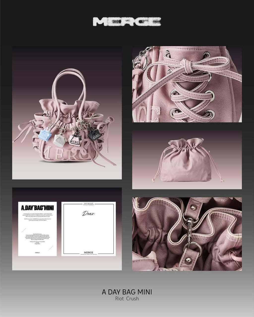 [ พร้อมส่ง ] Merge A Day Bag Mini returns in the RIOT BOX สไตล์สุ่ม ...