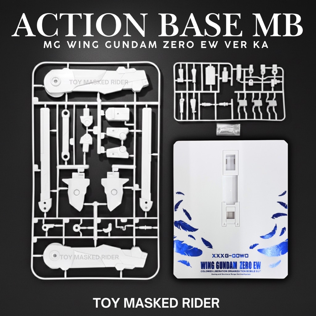 ฐานตั้ง Action base VT MB MG 1/100 WING GUNDAM ZERO EW มีหัวต่อหลายแบบ ...