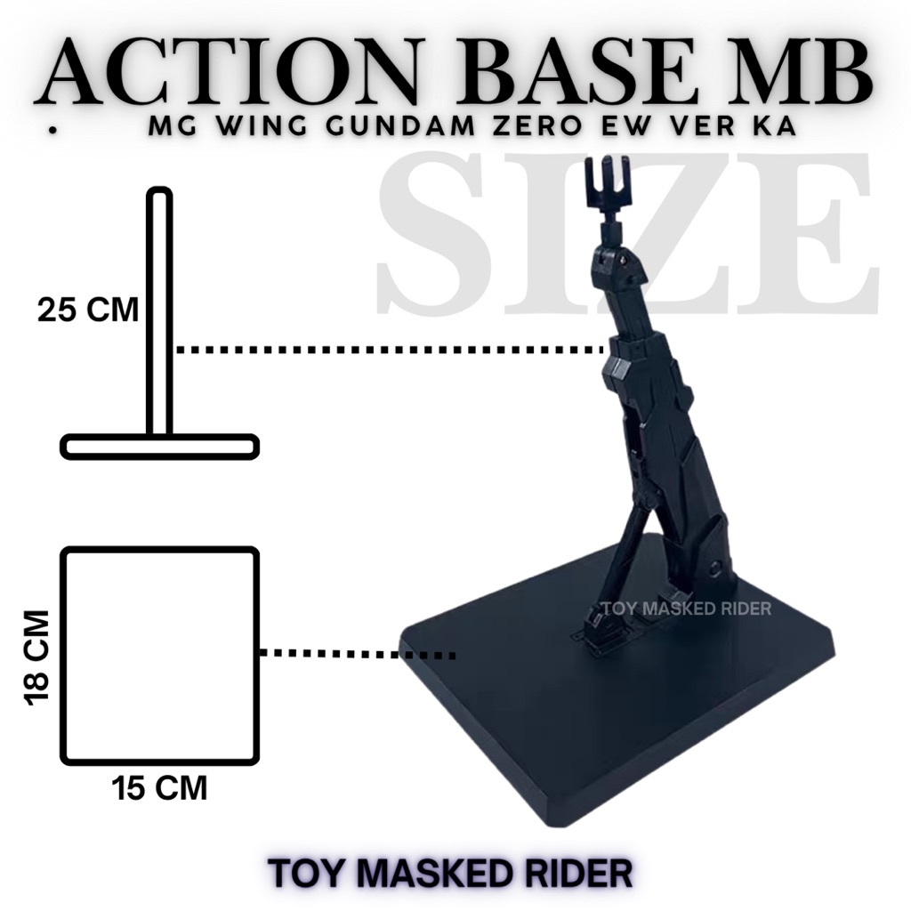 ฐานตั้ง Action base VT MB MG 1/100 WING GUNDAM ZERO EW มีหัวต่อหลายแบบ ...
