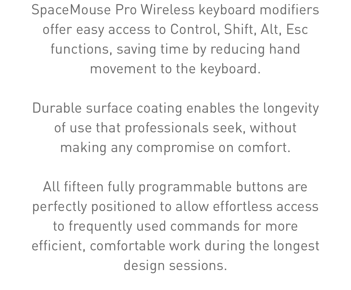 3Dconnexion SpaceMouse® Pro Wireless (3DX-700119) | Shopee Thailand
