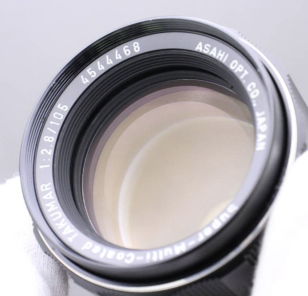 เลนส์มือหมุน Asahi Super Multicoated Takumar 105mm f2.8(22) mount M42 ...