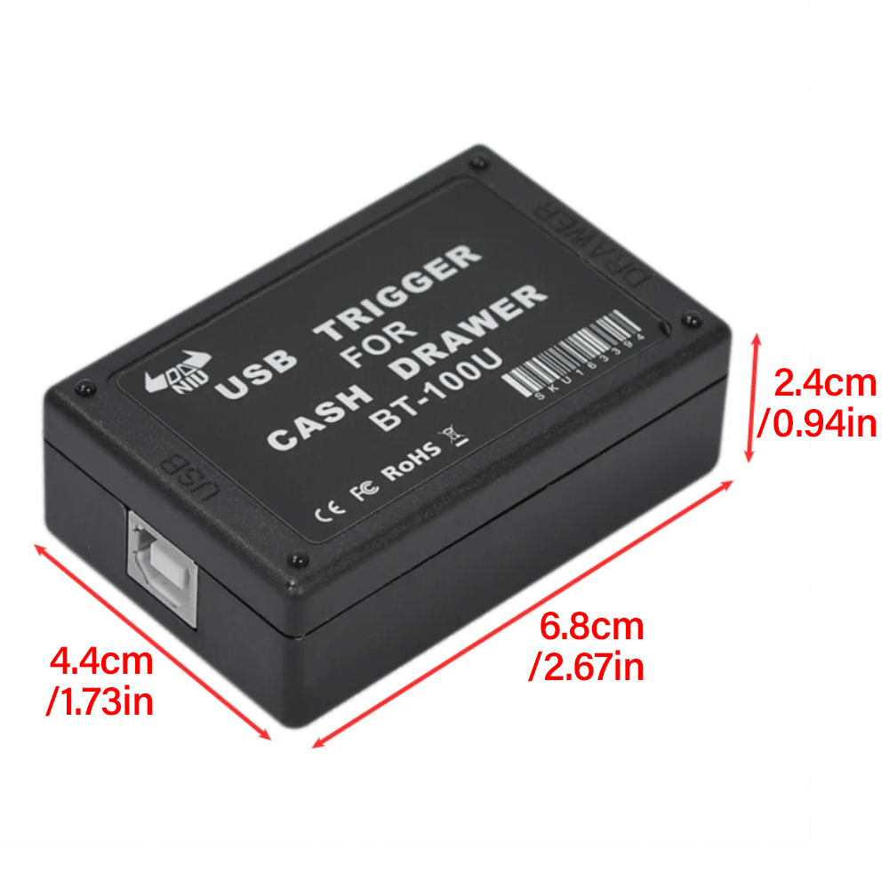 หัวแปลง RJ11 เป็น USB Trigger DT-100 USB สำหรับลิ้นชักเก็บเงิน | Shopee ...