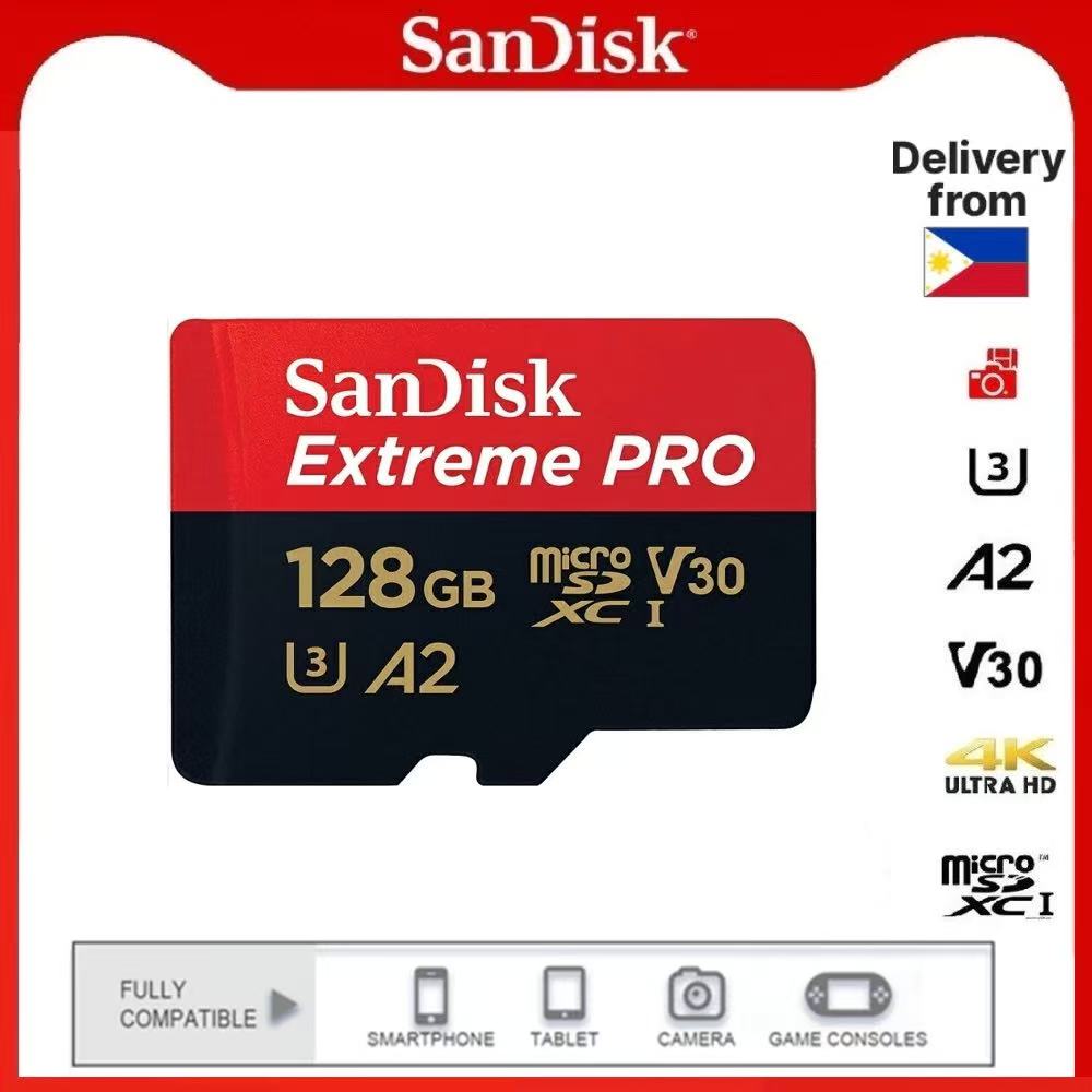 (ส่งด่วน) SANDISK Micro SDcard Extreme Pro 32GB/64GB/128GB/256GB (200MB ...