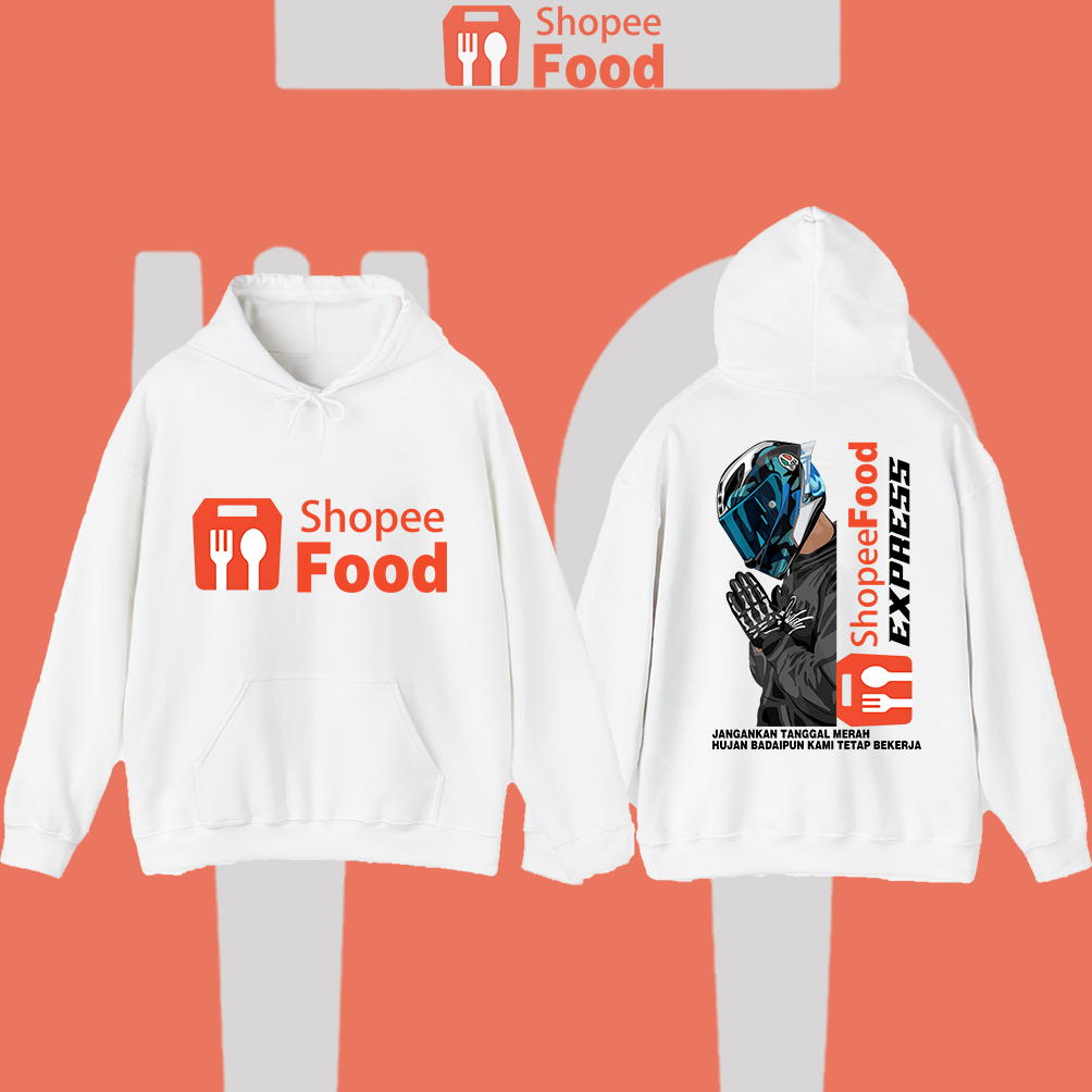 Shopee FOOD เสื้อฮู้ด Premium Cool วัสดุหนานุ่ม SPX Rider M-3XL เหมาะ ...
