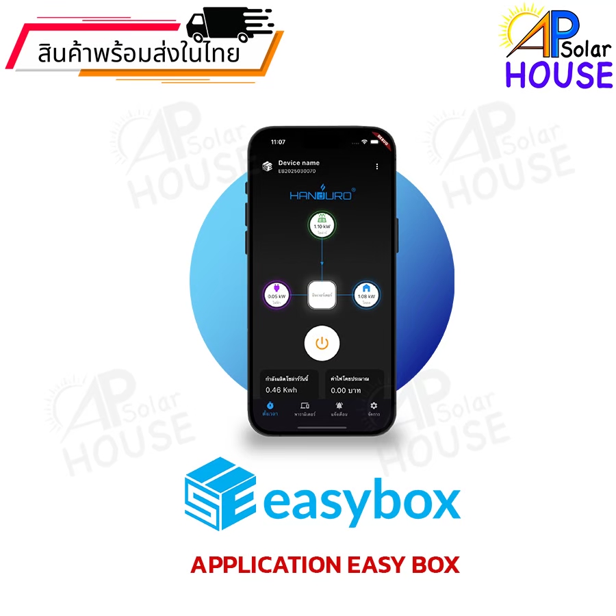 Easy Box Combo Handuro อินเวอร์เตอร์โซล่าไฮบริด ผสมไฟโซล่าเซลล์และไฟ ...