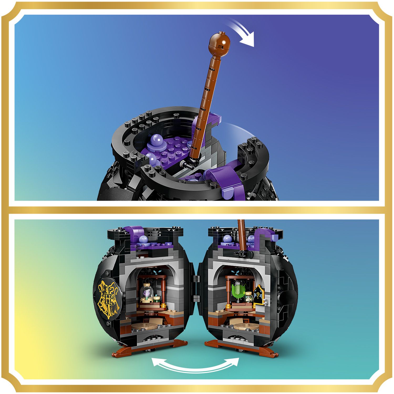 LEGO Harry Potter 76464 Cauldron: Secret Potions Classroom (652pcs ...