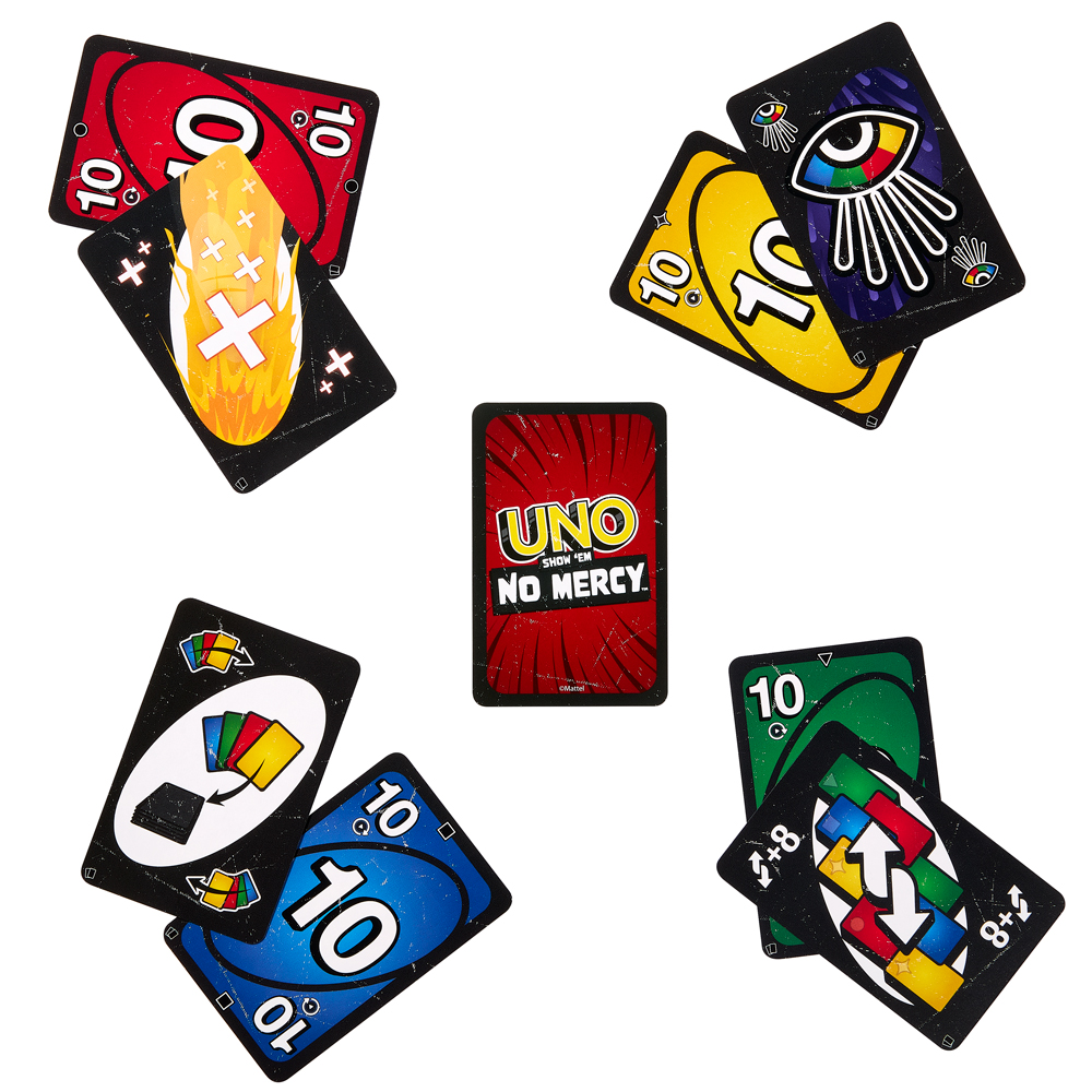 การ์ดเสริม อูโน่ โนเมอร์ซี่ UNO Show 'em No Mercy Expansion Pack การ์ด ...