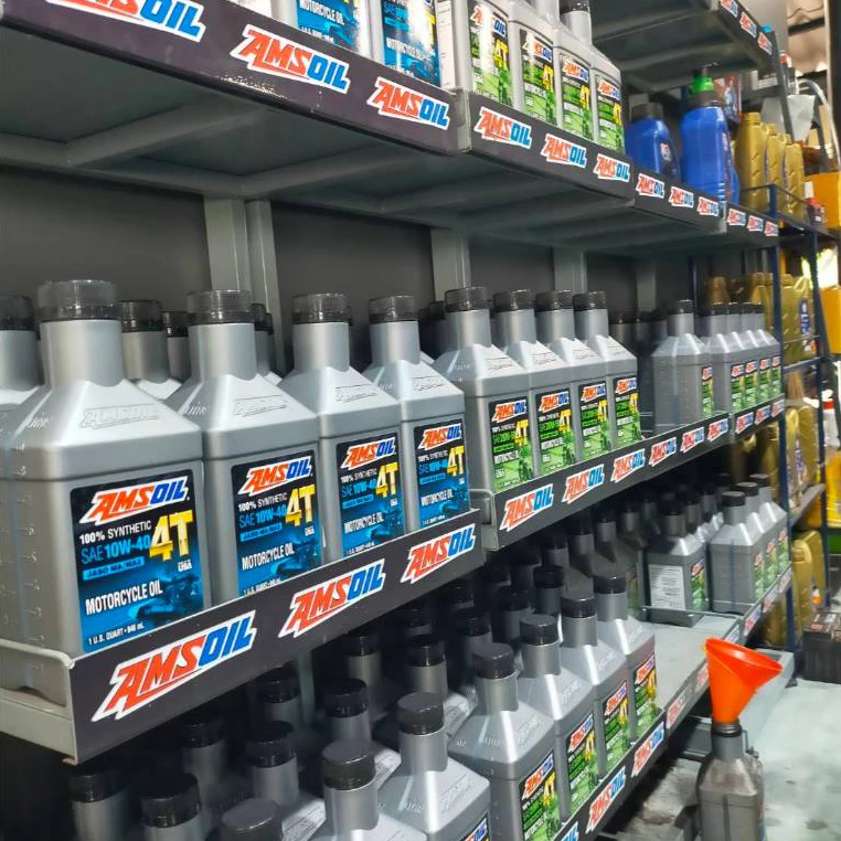 ส่งด่วน !! น้ำมันเครื่อง AMSOIL 10W-40 4T PERFORMANCE MOTORCYCLE OIL ...