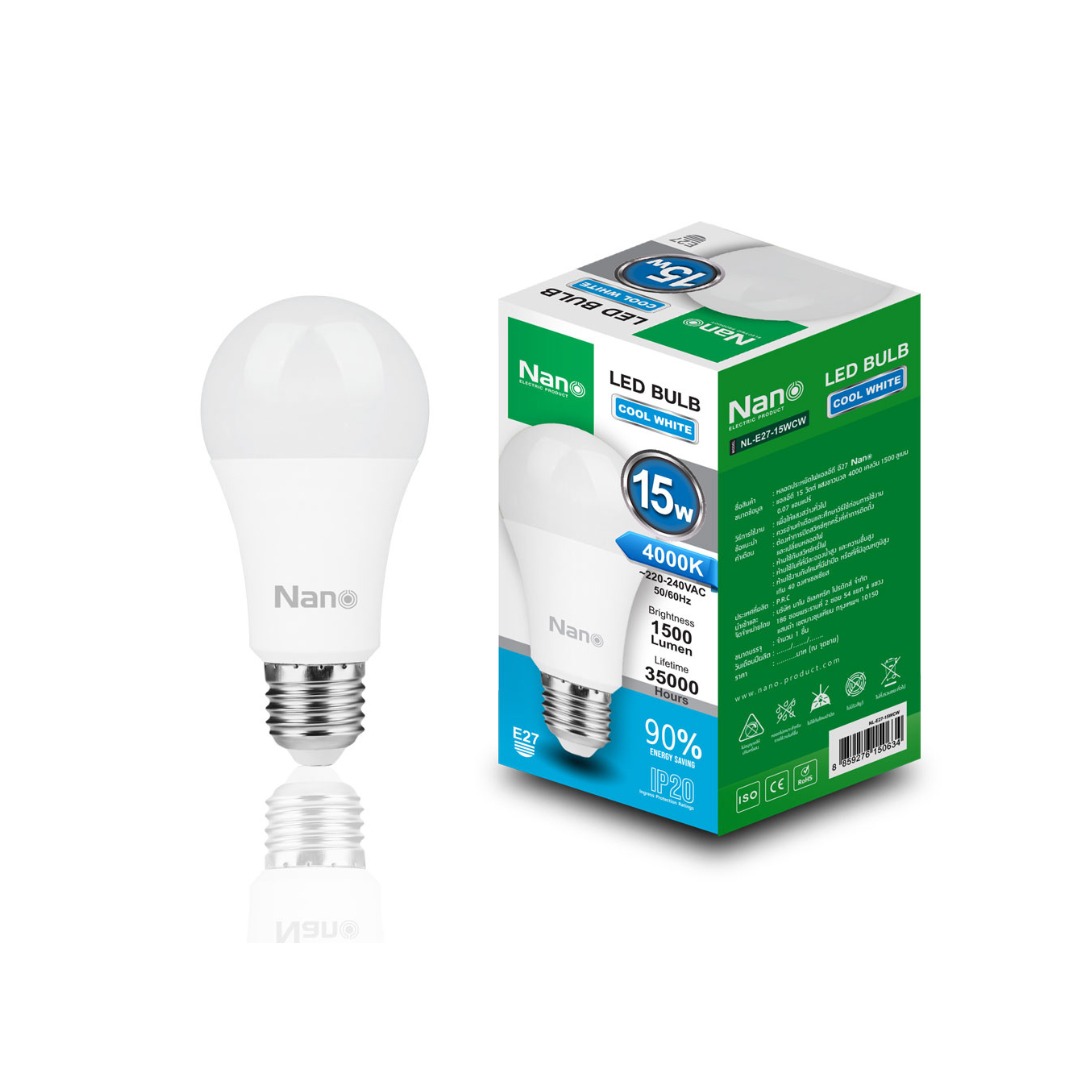 ยกลัง หลอดไฟ LED NANO LED High Power Bulb หลอดประหยัดไฟมาตรฐานขั้ว ...