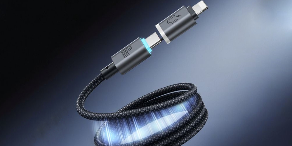 สายชาร์จ MCDODO 4-in-1 Magnetic Self-Winding with LED Charging Light 1 ...