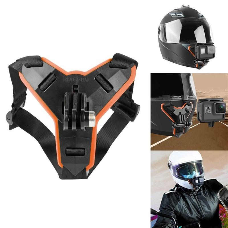 Shopex ที่ยึดกล้อง GoPro/DJI สำหรับติดหมวกกันน็อค/ที่กันสั่นใต้คาง ...