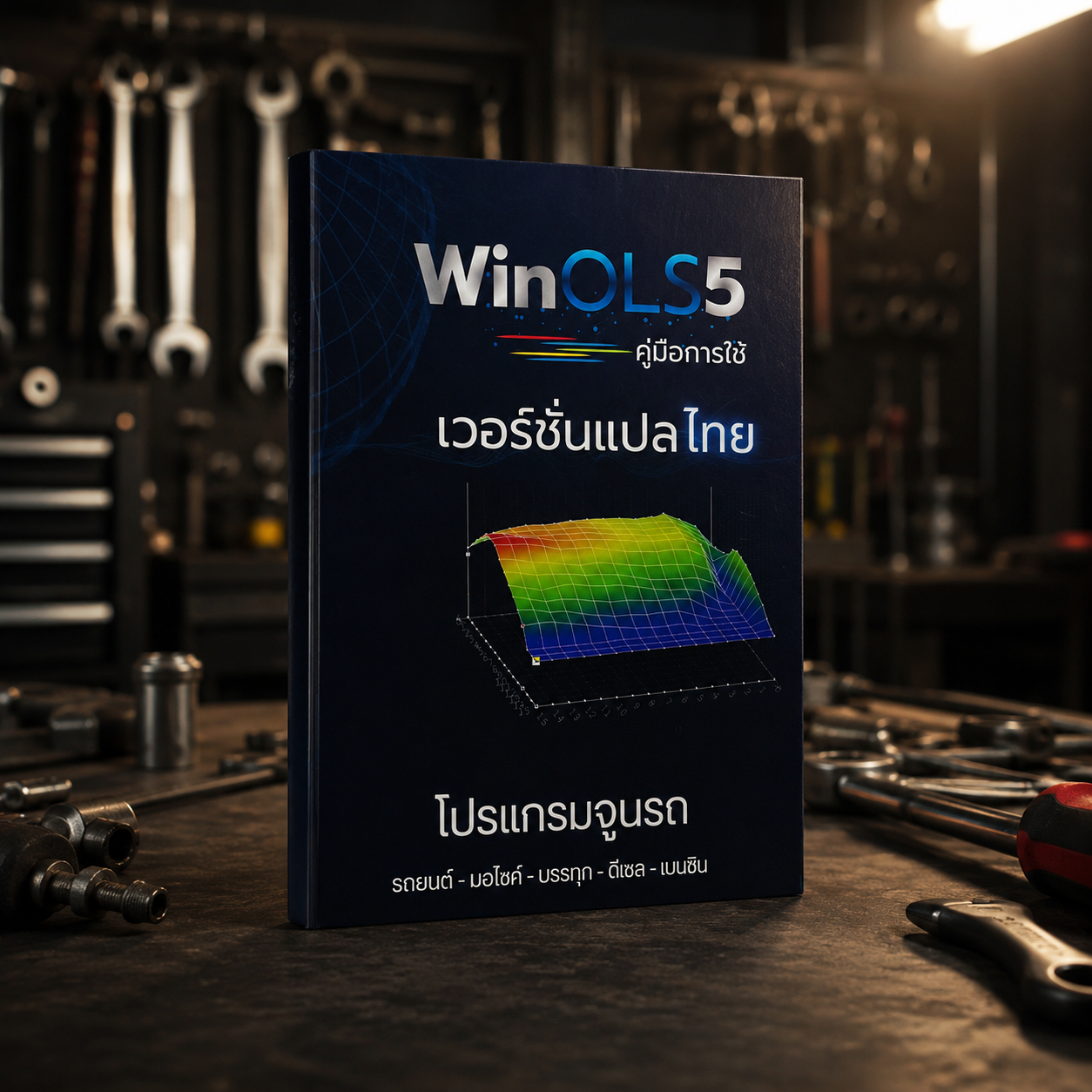 หนังสือคู่มือการใช้งานโปรแกรม WinOLS5 ภาษาไทย ฉบับสมบูรณ์ สำหรับสายจูน ...