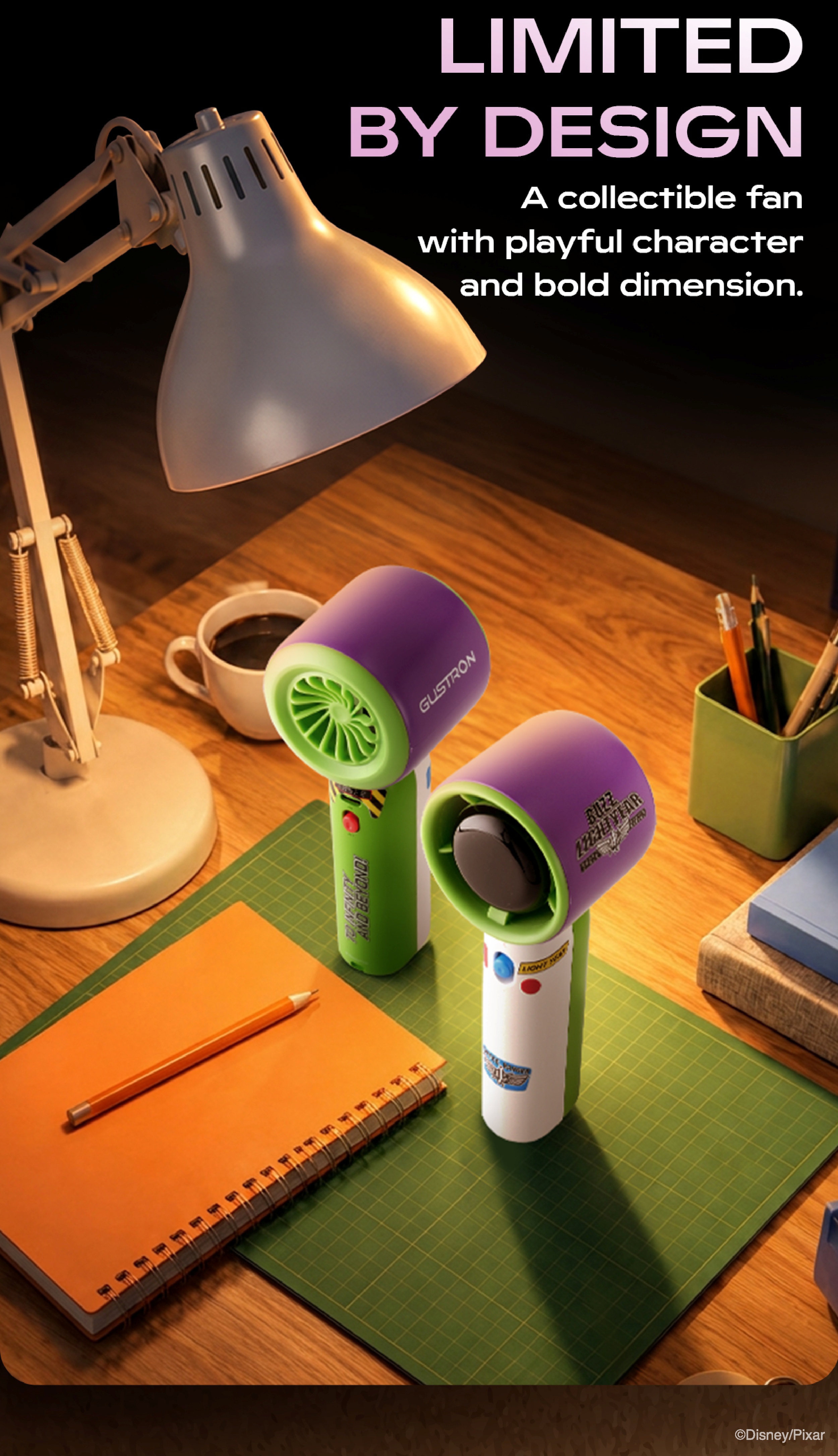 [ลิขสิทธิ์แท้] Gustron x Buzz Lightyear Super Power Handheld Fan พัดลม ...