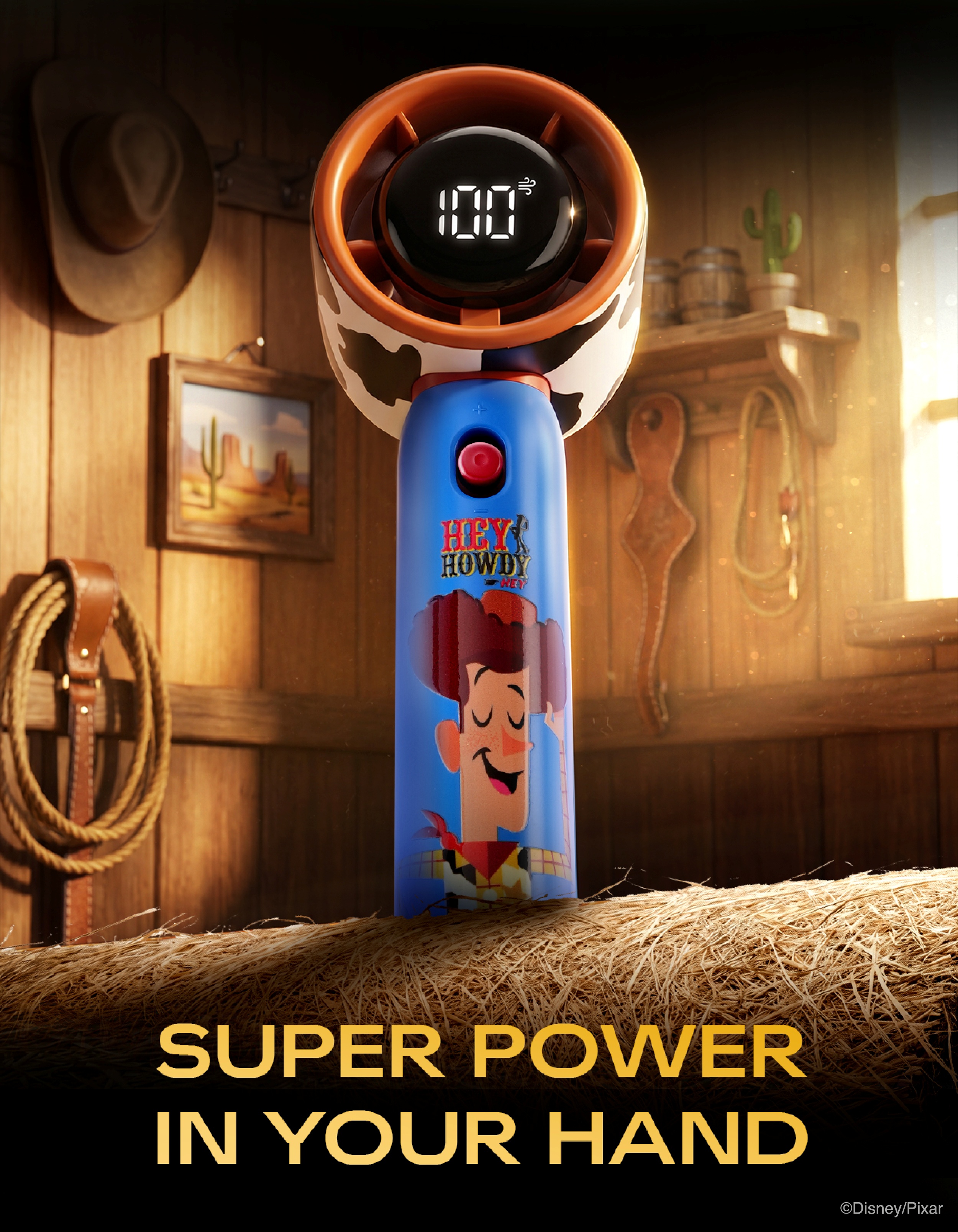 [ลิขสิทธิ์แท้] Gustron x Woody Super Power Handheld Fan พัดลมพกพา มี ...