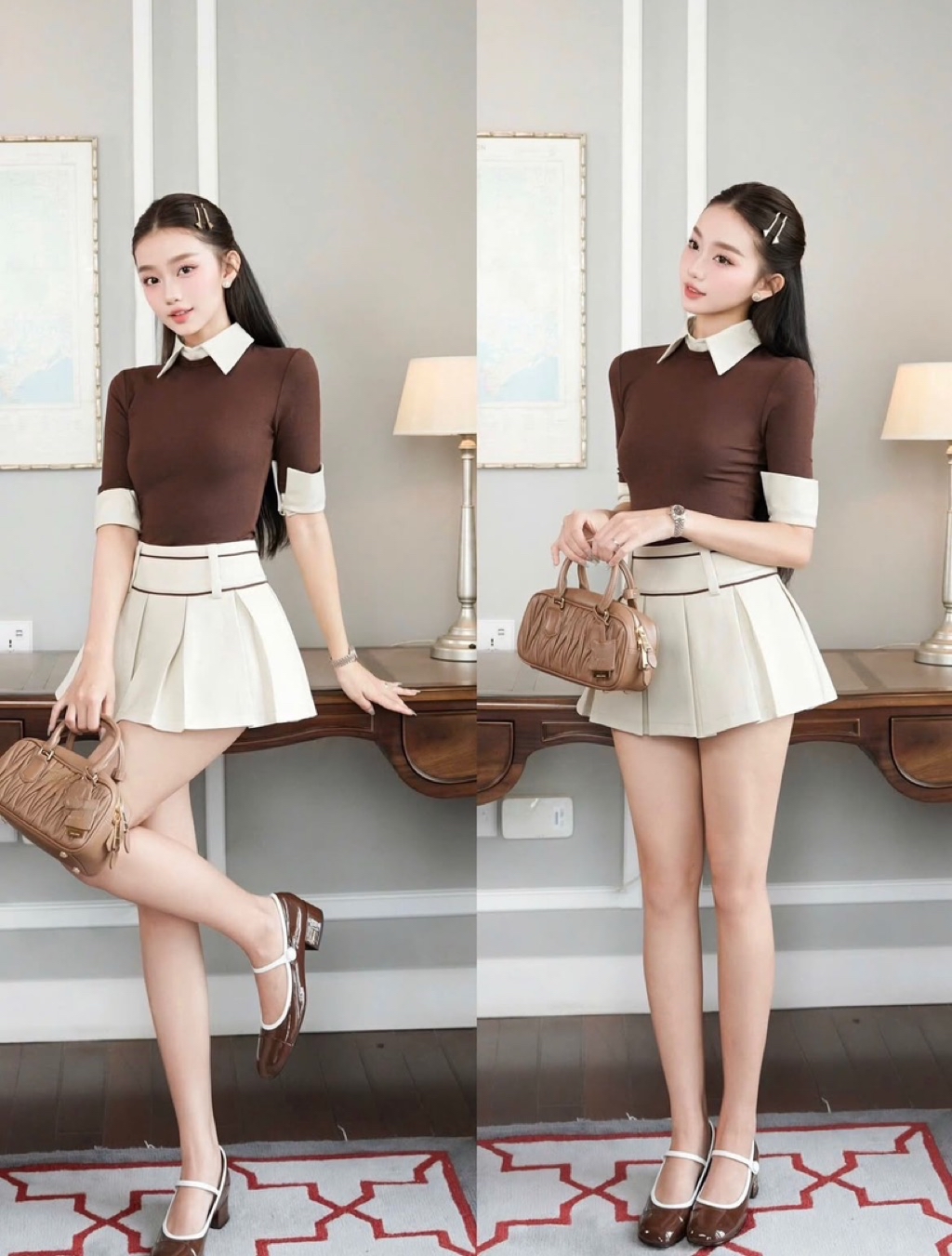 YUKI SET -จากแบรนด์ Chouchou ชุดเวียดนามพร้อมส่ง ไม่ต้องรอพรีออเดอร์ ...