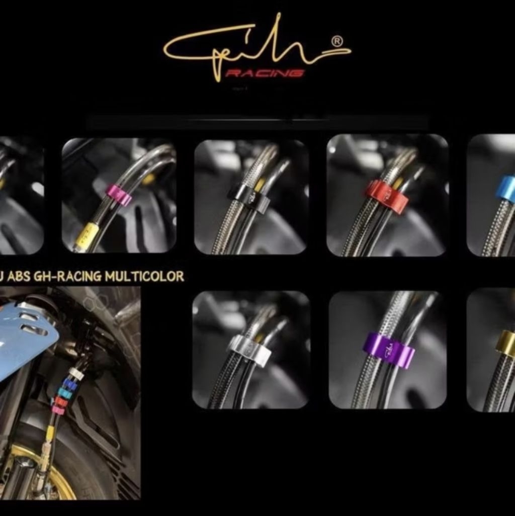 ล็อคสาย เบรค & ABS GH Racing งานcnc ของแท้ พร้อมส่งจากไทย | Shopee Thailand