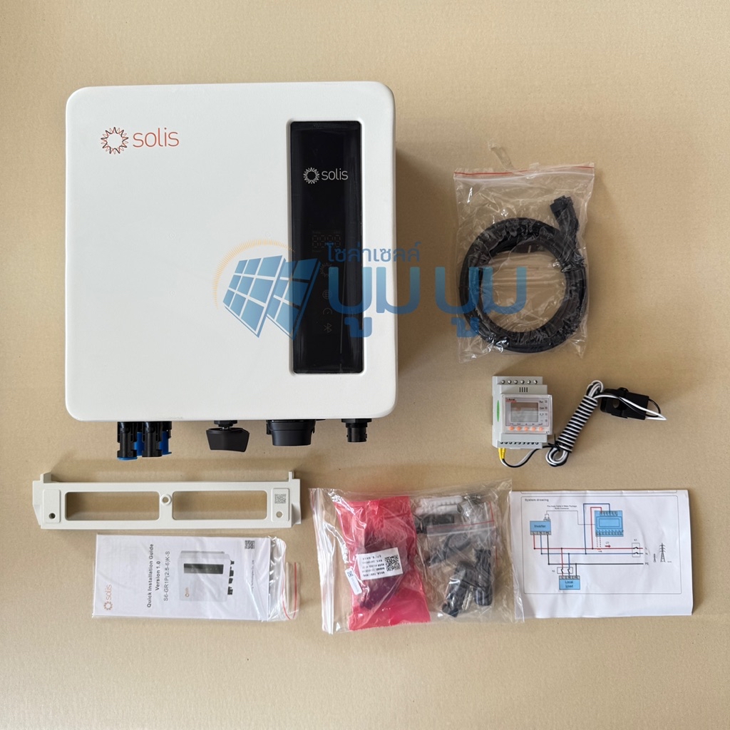 Solis Hybrid onoff grid 5kw 6kw 8kw 10kw 15kw 1phase 3phase ประกันศูนย์ ...