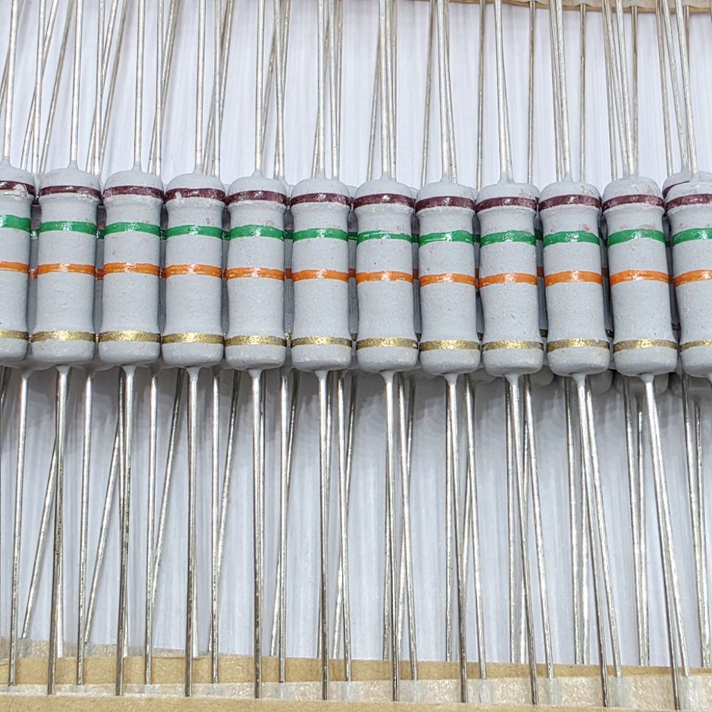 ( 10 ตัว / แพ็ค ) R 15K , Resistor 2 วัตต์ , ค่าความผิดพลาด +-5% ตัว ...