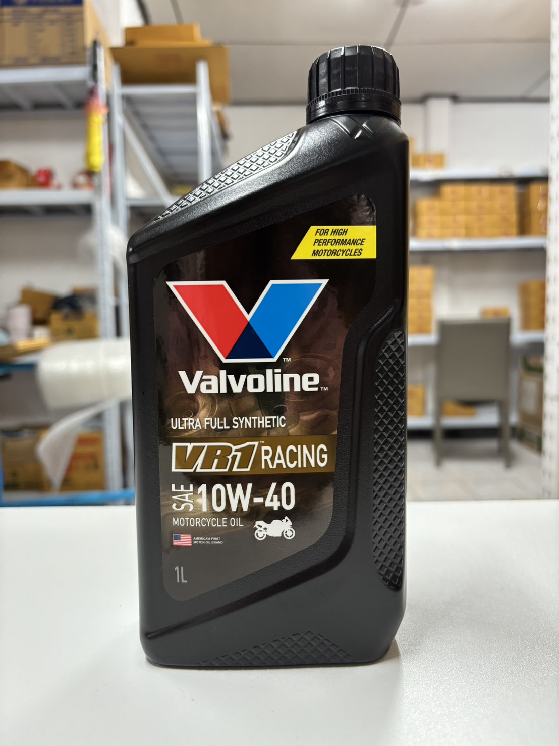 น้ำมันเครื่องมอเตอร์ไซค์ Valvoline VR1 RACING ULTRA FULL SYNTHETIC 10W ...