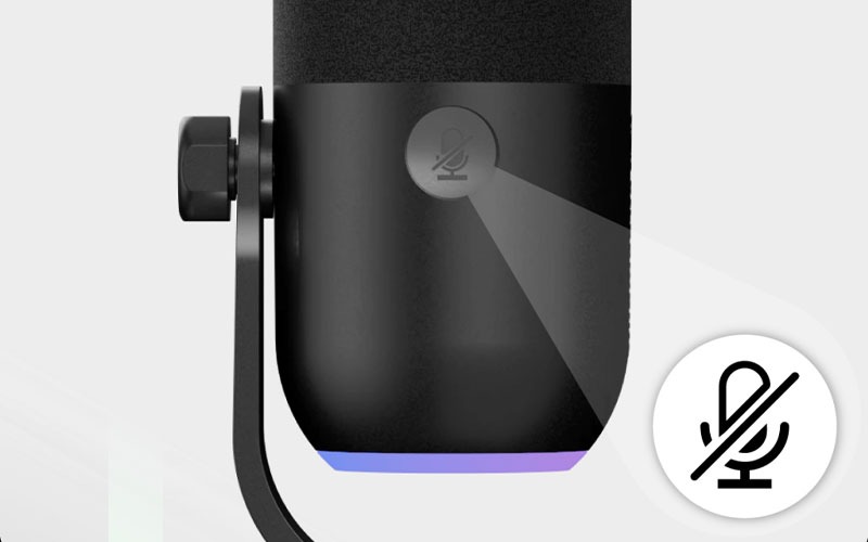 MICROPHONE (ไมโครโฟน) STREAMPLIFY MIC MINI - RGB BLACK | Shopee Thailand