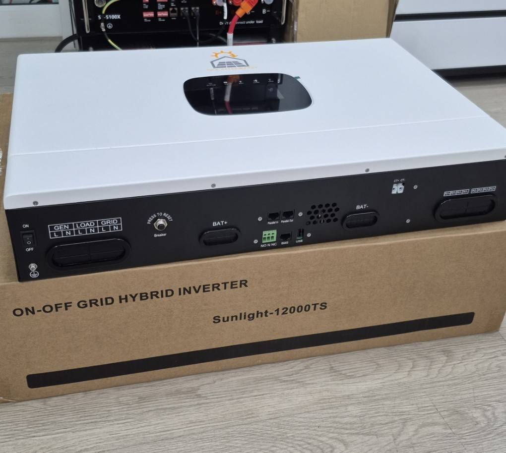 INVERTER SOLAR ENERGY Hybrid On-Off-Grid SUNLIGHT 12000TS 12KW 1 PHASE ...