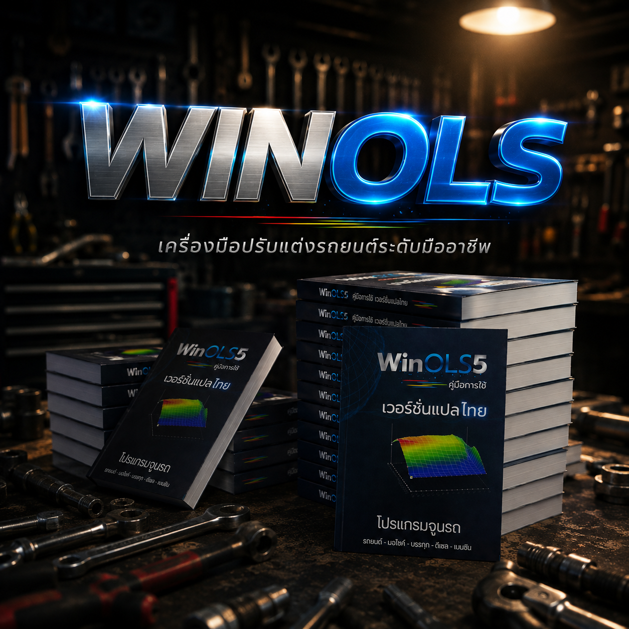 หนังสือคู่มือการใช้งานโปรแกรม WinOLS5 ภาษาไทย ฉบับสมบูรณ์ สำหรับสายจูน ...